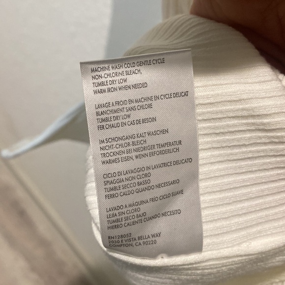 LANI the Label Mock Turtle Neck Long Sleeve Fitted Dress - Picture 11 of 11